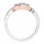 1.25 CTW Certified VS/SI Diamond 2 Stone Ring 14K White - 3
