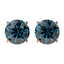 1.95 CTW Certified Intense Blue SI Diamond Solitaire
