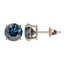 1.95 CTW Certified Intense Blue SI Diamond Solitaire - 2