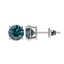 1.57 CTW Certified Intense Blue SI Diamond Solitaire - 2