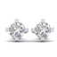 1 CTW Certified VS/SI Diamond Solitaire Stud Earrings
