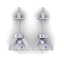 1 CTW Certified VS/SI Diamond Solitaire Stud Earrings - 3