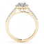 1.16 CTW Certified VS/SI Cushion Diamond Solitaire Halo - 2