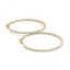 2 CTW Diamond VS/SI Certified 52 Mm Hoop Earrings 14K
