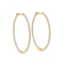 2 CTW Diamond VS/SI Certified 52 Mm Hoop Earrings 14K - 2