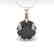 1 CTW Black Certified Diamond Solitaire Necklace 14K - 2