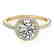 1.4 CTW Certified VS/SI Diamond Solitaire Halo Ring 14K