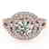 1.75 CTW Certified VS/SI Diamond Solitaire Halo Ring