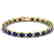 15 CTW Sapphire & VS/SI Diamond Eternity Bracelet 10K - 2