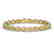 10.07 CTW Fancy Citrine & Diamond Halo Bracelet 10K
