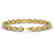 10.07 CTW Fancy Citrine & Diamond Halo Bracelet 10K - 2
