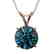 1.55 CTW Certified Intense Blue SI Diamond Solitaire