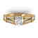 1.5 CTW Certified VS/SI Diamond Solitaire Art Deco Ring