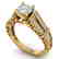 1.5 CTW Certified VS/SI Diamond Solitaire Art Deco Ring - 2