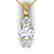 1.5 CTW Certified VS/SI Diamond Art Deco Stud Necklace