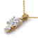 1.5 CTW Certified VS/SI Diamond Art Deco Stud Necklace - 2