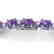12 CTW Amethyst & VS/SI Diamond Eternity Bracelet 10K
