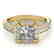 1.5 CTW Certified VS/SI Princess Diamond Solitaire Halo