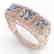 2 CTW VS/SI Princess Diamond Ring 14K Rose Gold - 2