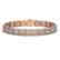 15.87 CTW Princess Diamond Designer Bracelet 18K Rose
