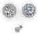 1.50 CTW Certified VS/SI Diamond Stud Earrings 14K - 2