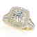 1.65 CTW Certified VS/SI Diamond Solitaire Halo Ring