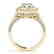 1.65 CTW Certified VS/SI Diamond Solitaire Halo Ring - 2