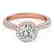 1.4 CTW Certified VS/SI Diamond Solitaire Halo Ring 14K