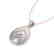 1.25 CTW Micro Pave VS/SI Diamond Designer Necklace 14K