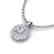 0.60 CTW Micro Pave VS/SI Diamond Designer Necklace 18K - 2