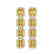 11.18 CTW Fancy Citrine & Diamond Halo Earrings 10K