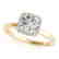 0.65 CTW Certified VS/SI Diamond Solitaire Halo Ring