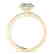 0.65 CTW Certified VS/SI Diamond Solitaire Halo Ring - 2