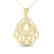 1.50 CTW Micro Pave VS/SI Diamond Necklace Designer 18K - 2