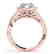 1.5 CTW Certified VS/SI Diamond Solitaire Halo Ring 14K - 2