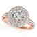 2.25 CTW Certified VS/SI Diamond Solitaire Halo Ring - 2