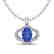 1.75 CTW Tanzanite & Micro Pave VS/SI Diamond Necklace