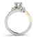 1.6 CTW Certified VS/SI Diamond Bypass Solitaire ring - 2