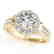1.9 CTW Certified VS/SI Diamond Solitaire Halo Ring 14K
