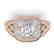 1.95 CTW Certified VS/SI Diamond Art Deco Micro Ring
