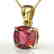2 CTW Cushion Cut Pink Tourmaline Designer Solitaire
