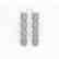 5.33 CTW Emerald Cut Diamond Designer Earrings 18K