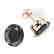 18 CTW Black VS/SI Diamond Designer Stud Earrings 14K - 2