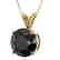 2.09 CTW Fancy Black VS Diamond Solitaire Necklace 10K - 2