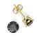 4 CTW Black VS/SI Diamond Designer Inspired Stud - 2