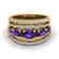 2.25 CTW Amethyst & Micro Pave VS/SI Diamond Designer