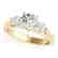 1.75 CTW Certified VS/SI Diamond 3 Stone Ring 14K