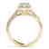 1.36 CTW Certified VS/SI Diamond Solitaire Halo Ring - 2