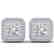 2 CTW Certified VS/SI Diamond Art Deco Micro Halo Stud