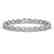 10.76 CTW Sky Topaz & Diamond Halo Bracelet 10K White